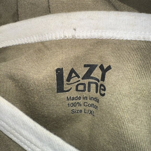 Lazy One Foxy Night Shirt Gown Womens L XL Pajamas Fox Green Knit PJs Zion - Picture 9 of 10